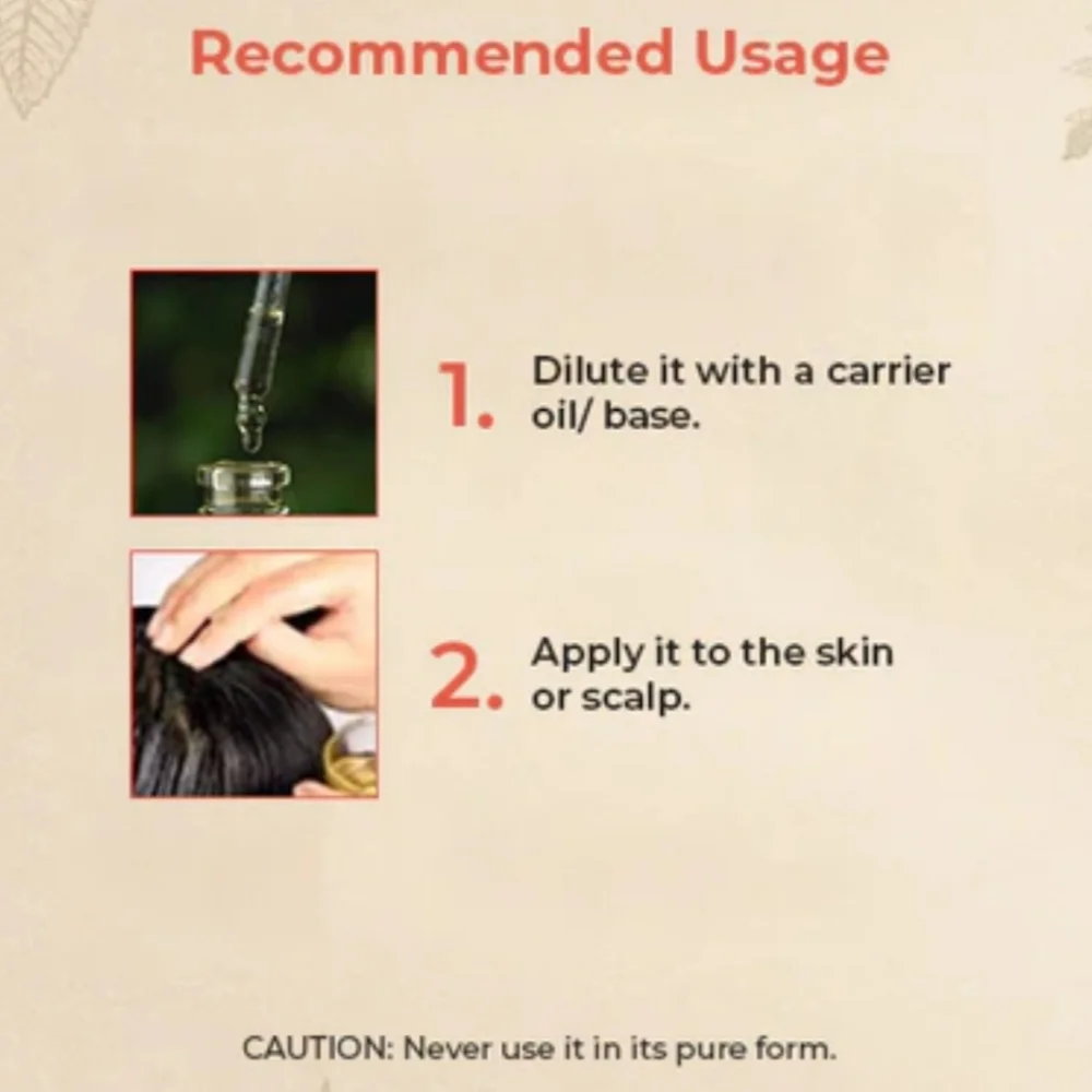 Vēdix Roha Rosemary Essential Oil & Comb - Picture 3 of 9